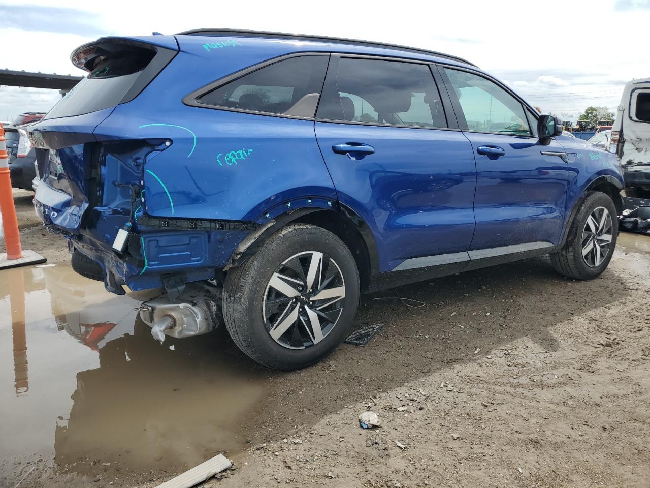 2022 KIA SORENTO S VIN:5XYRL4LC6NG158386