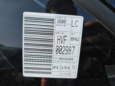 2020 Kia K5 KNAG541JBLA002987 VIN:KNAG541JBLA002987