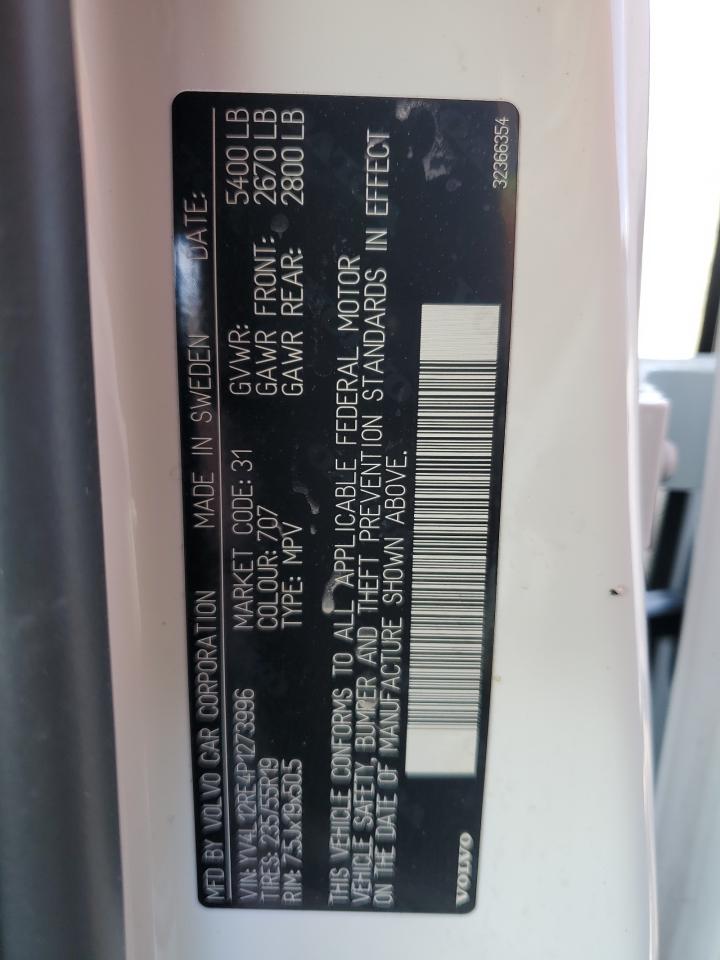 2023 VOLVO XC60 PLUS VIN:YV4L12RE4P1273996