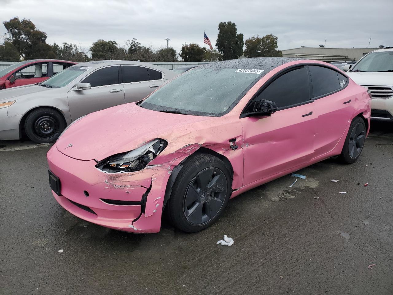 2022 TESLA MODEL 3  VIN:5YJ3E1EB9NF238145