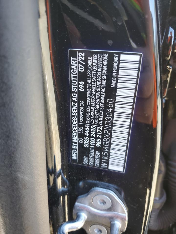 2023 MERCEDES-BENZ CLA 250 VIN:W1K5J4GBXPN330460