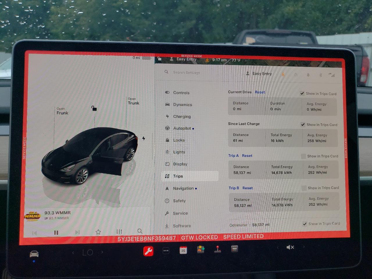 2022 TESLA MODEL 3  VIN:5YJ3E1EB6NF359487