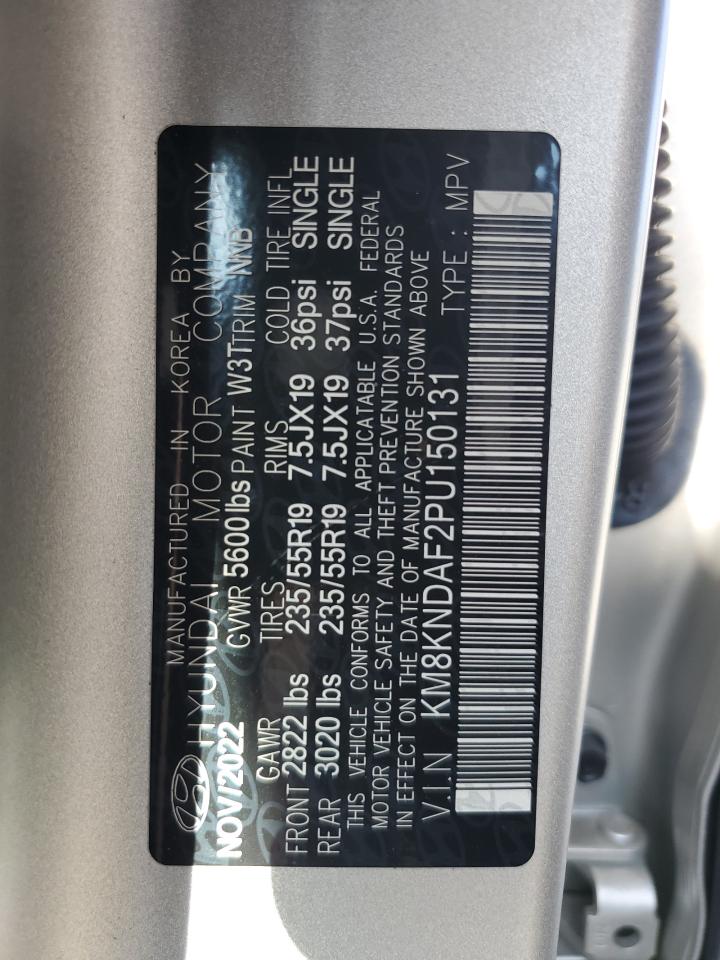 2023 HYUNDAI IONIQ 5 SEL VIN:KM8KNDAF2PU150131