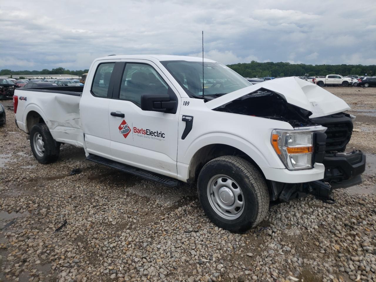 2022 FORD F150 SUPER CAB VIN:1FTFX1E54NKE29525