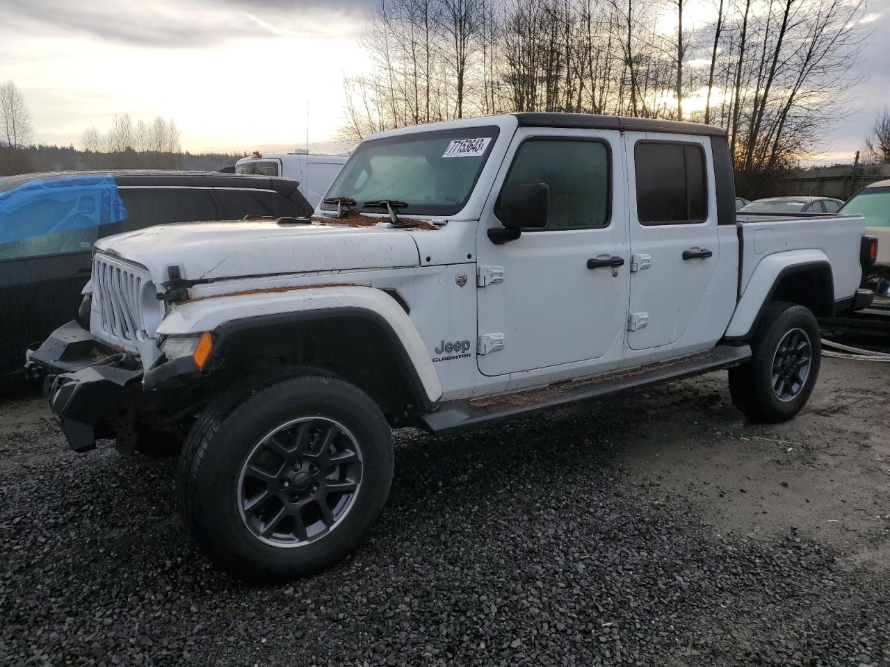 2022 JEEP GLADIATOR OVERLAND VIN:1C6HJTFG2NL140540