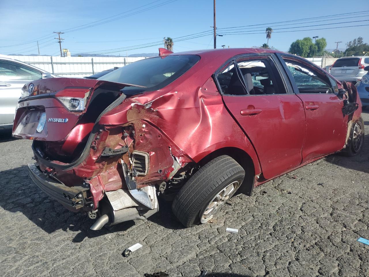 2022 TOYOTA COROLLA LE VIN:JTDEAMDE6NJ060382