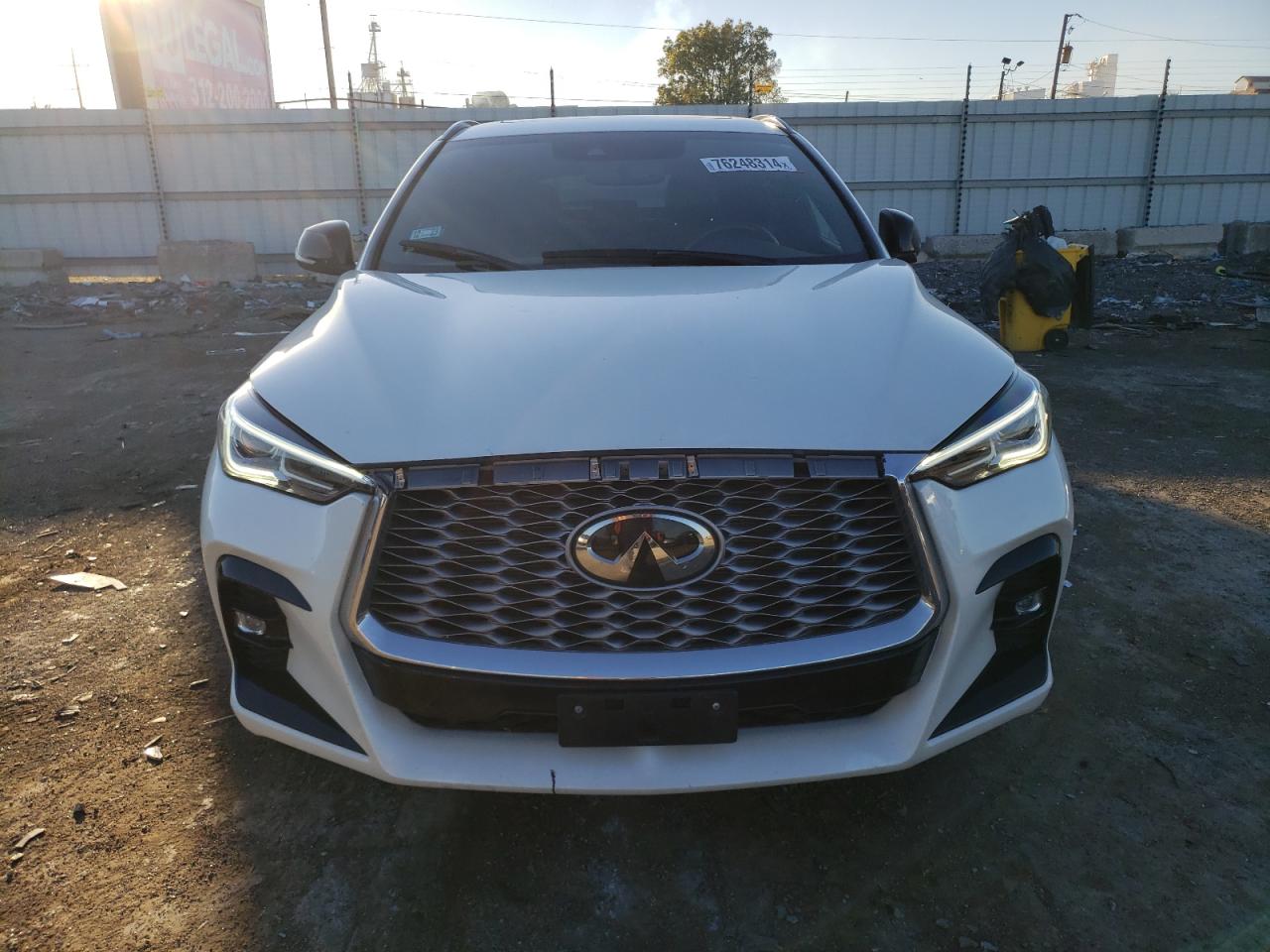 2022 INFINITI QX55 LUXE VIN:3PCAJ5J31NF102228