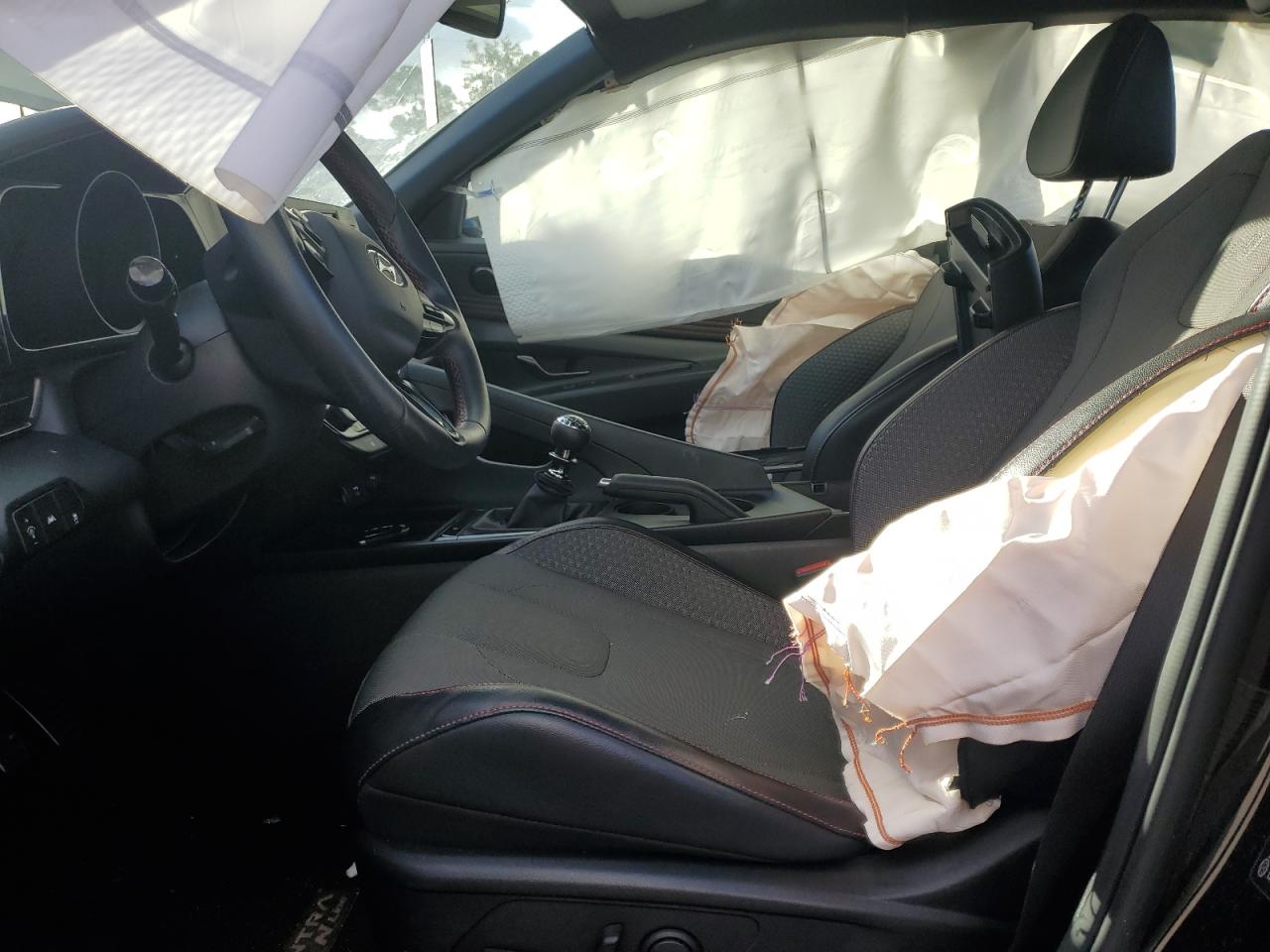 2022 HYUNDAI ELANTRA N LINE VIN:KMHLR4AF4NU325873