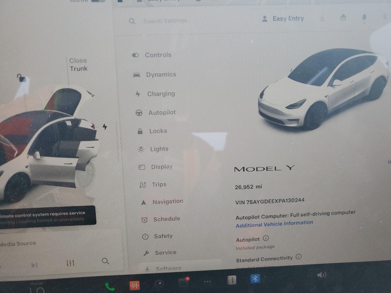 2023 TESLA MODEL Y  VIN:7SAYGDEEXPA130244