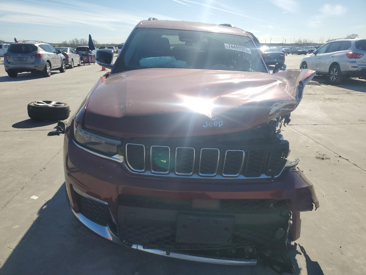 2022 JEEP GRAND CHEROKEE L LIMITED VIN:1C4RJKBGXN8543374