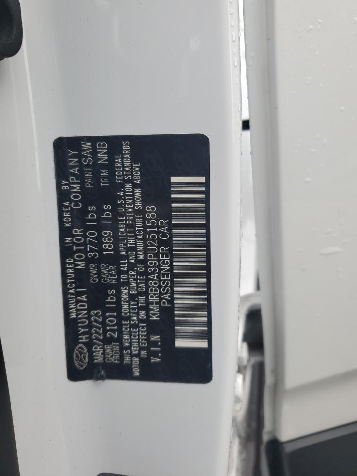 2023 HYUNDAI VENUE SE VIN:KMHRB8A39PU251588