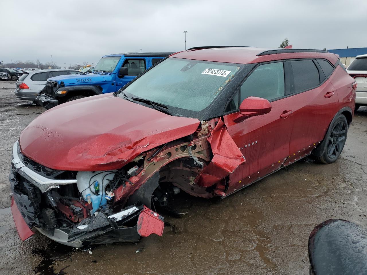 2023 CHEVROLET BLAZER 2LT VIN:3GNKBCR4XPS186456