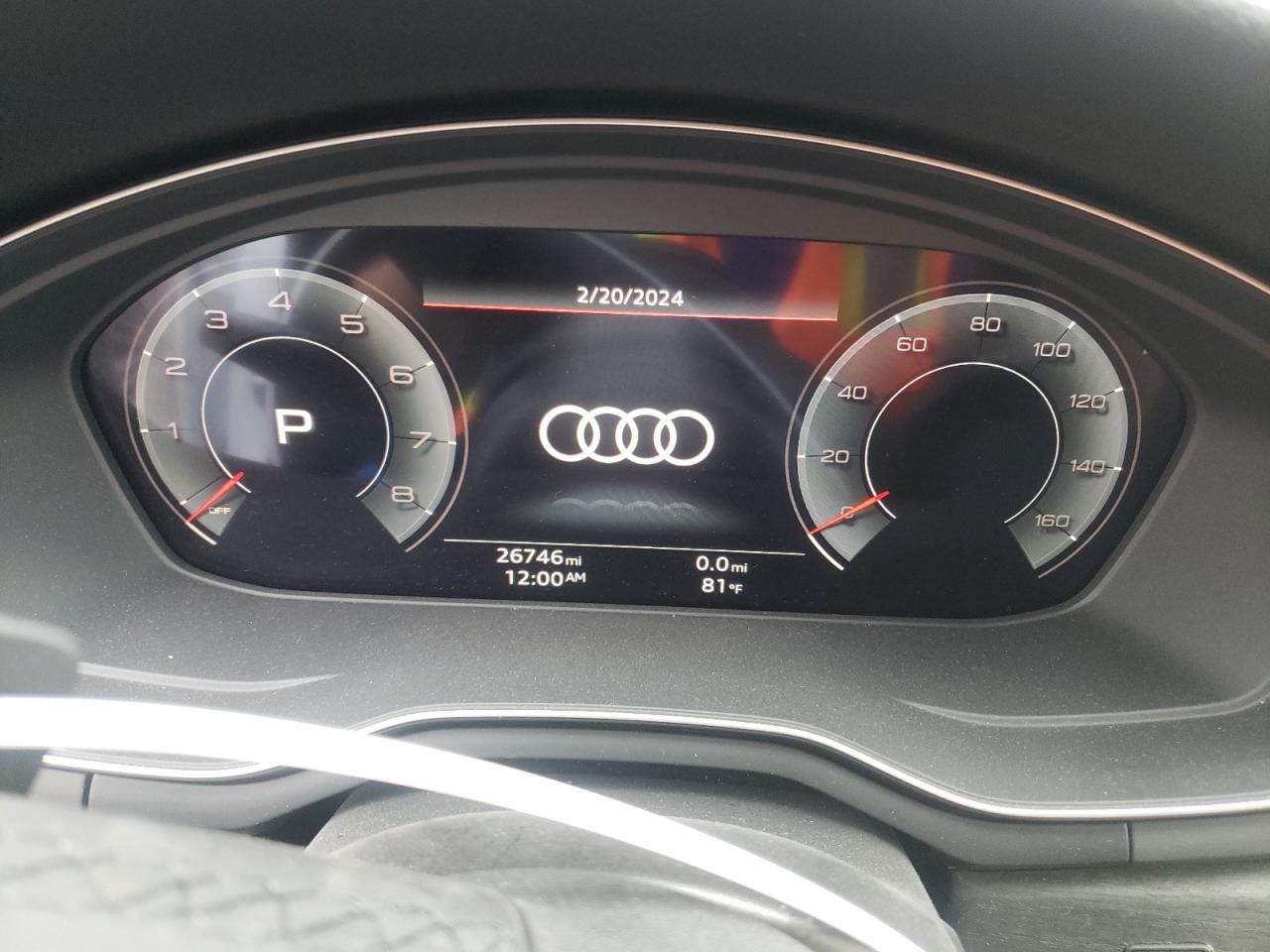 2022 AUDI A4 PREMIUM PLUS 45 VIN:WAUEAAF4XNN007192