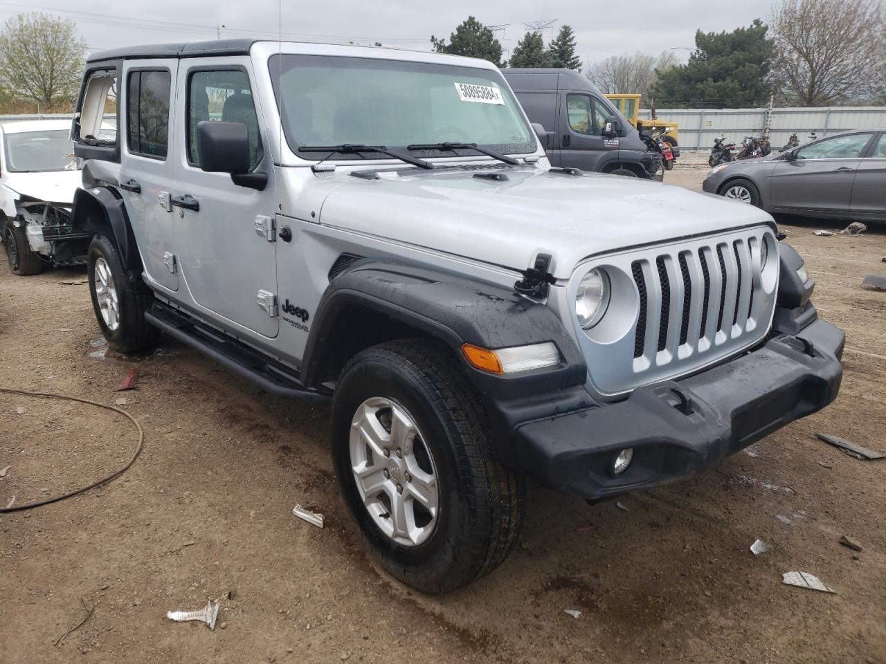 2022 JEEP WRANGLER UNLIMITED SPORT VIN:1C4HJXDG7NW180341