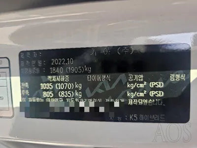 2022 Kia K5 VIN: