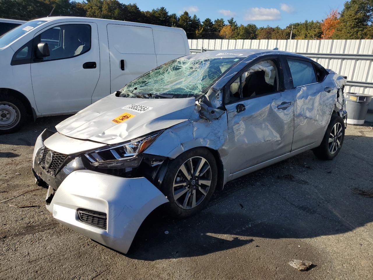 2022 NISSAN VERSA SV VIN:3N1CN8EV8NL865927