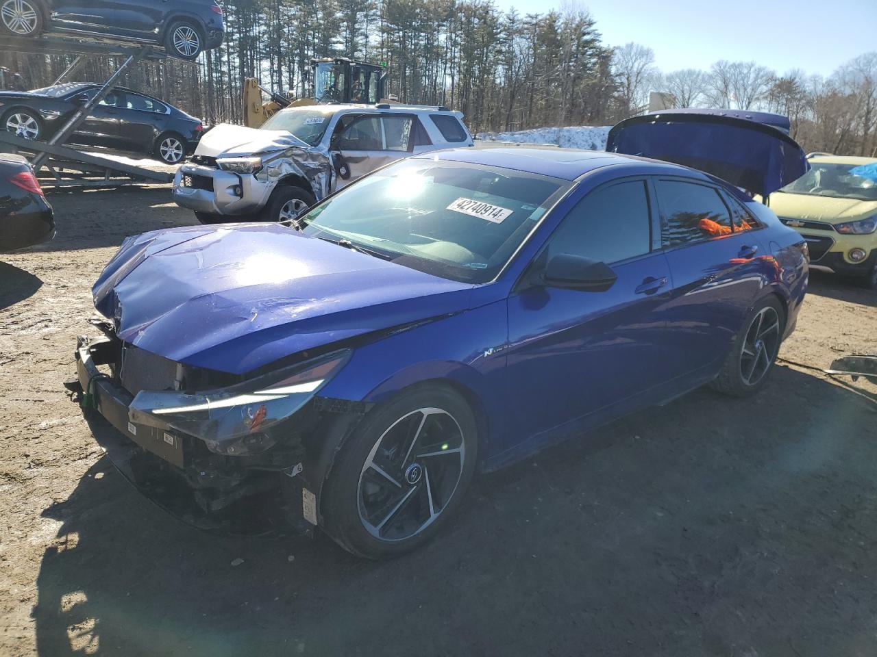 2022 HYUNDAI ELANTRA N LINE VIN:KMHLR4AF5NU369350