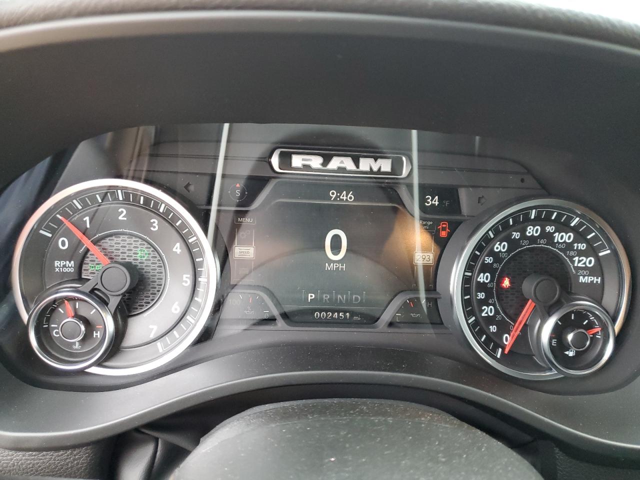 2024 RAM 1500 BIG HORN/LONE STAR VIN:1C6RREFT1RN122661