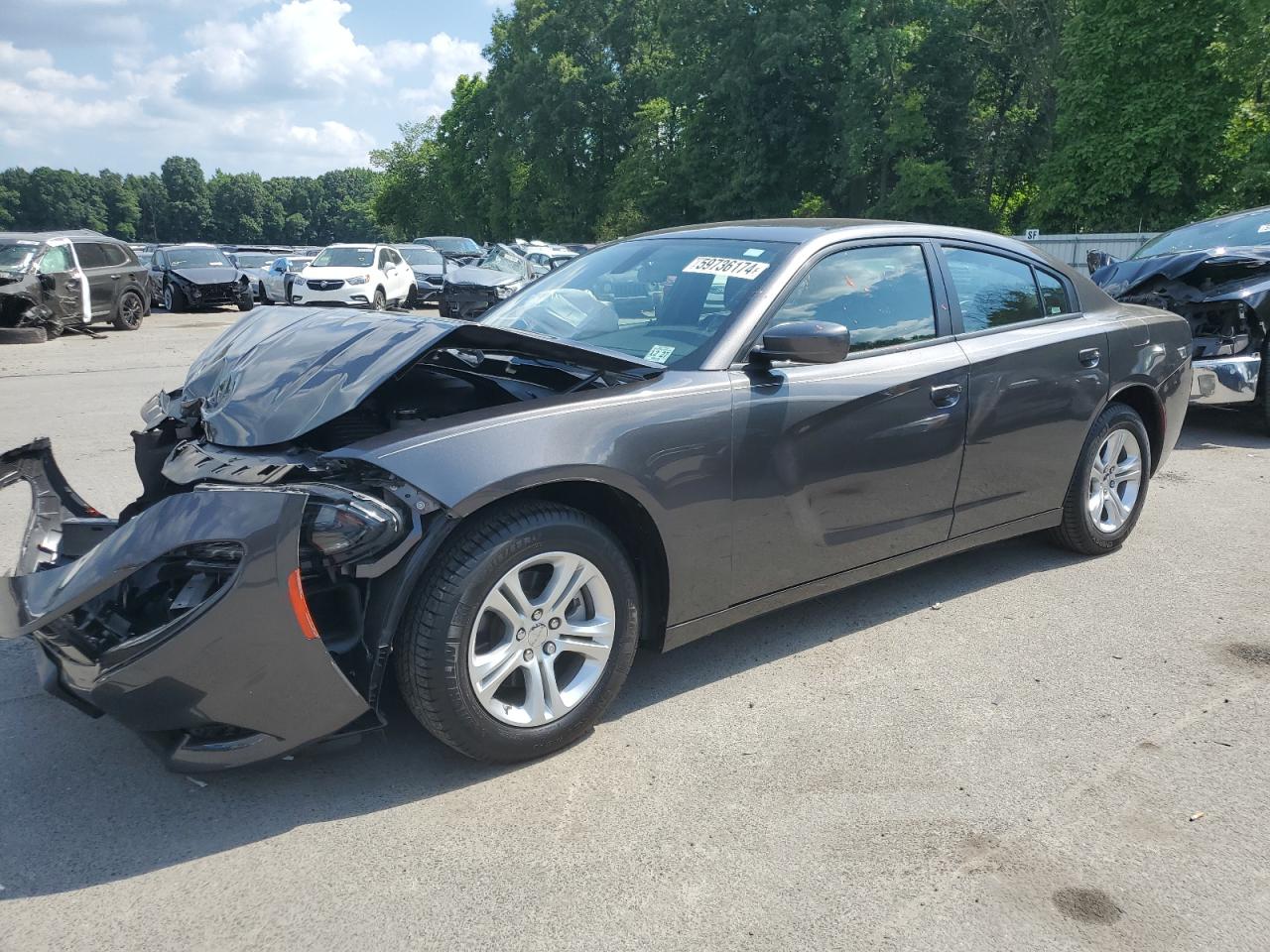 2022 DODGE CHARGER SXT VIN:2C3CDXBG0NH235221