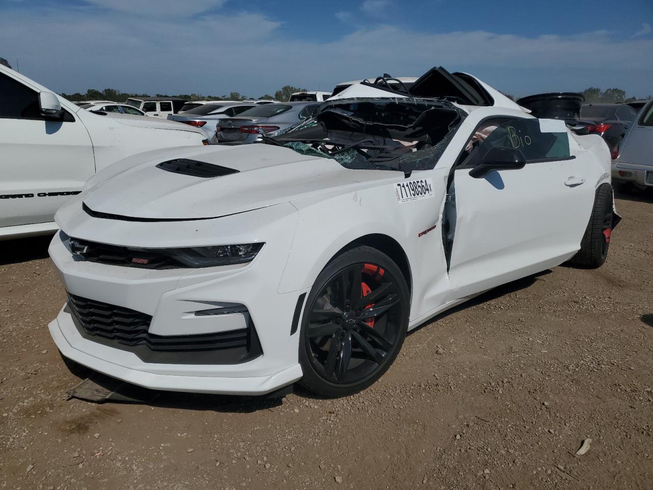 2022 CHEVROLET CAMARO SS VIN:1G1FH1R70N0112046