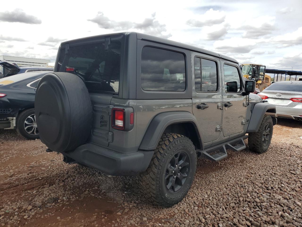 2022 JEEP WRANGLER UNLIMITED SPORT VIN:1C4HJXDN8NW241324