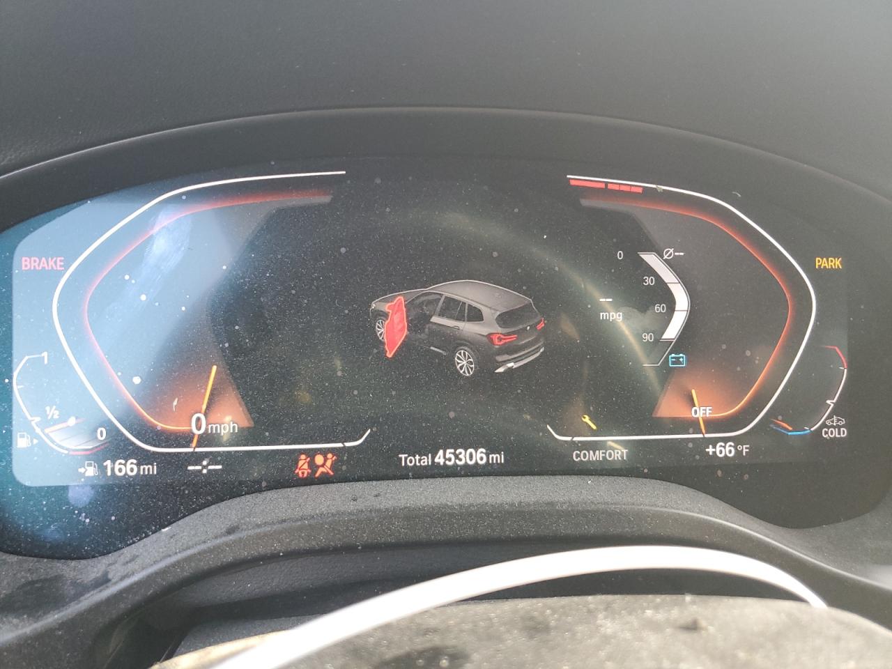 2022 BMW X3 SDRIVE30I VIN:5UX43DP09N9M38426