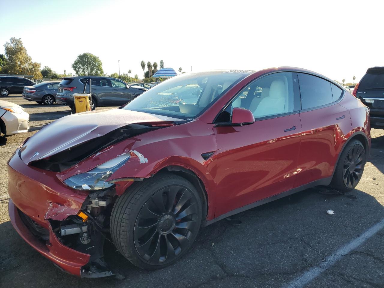 2022 TESLA MODEL Y  VIN:7SAYGDEF4NF486990