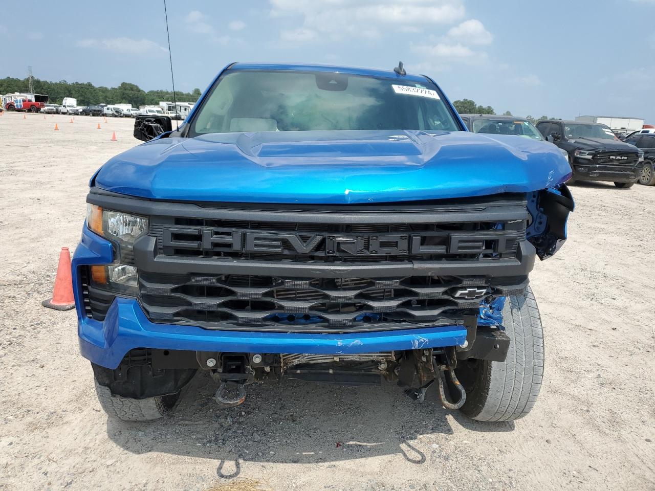 2022 CHEVROLET SILVERADO K1500 CUSTOM VIN:1GCPDBEK9NZ550504