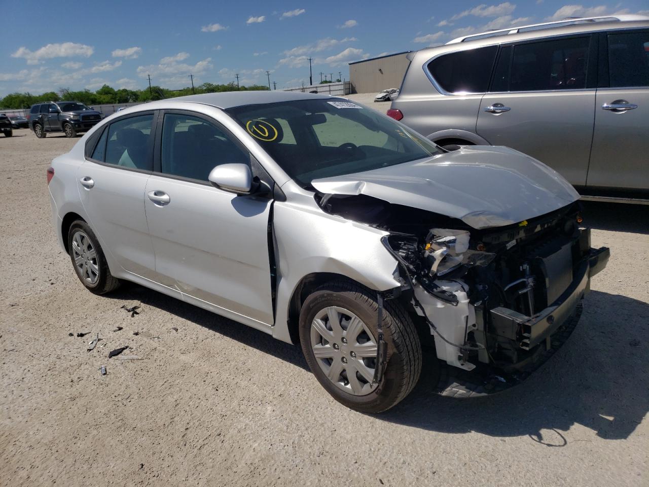 2022 KIA RIO LX VIN:3KPA24AD1NE491491