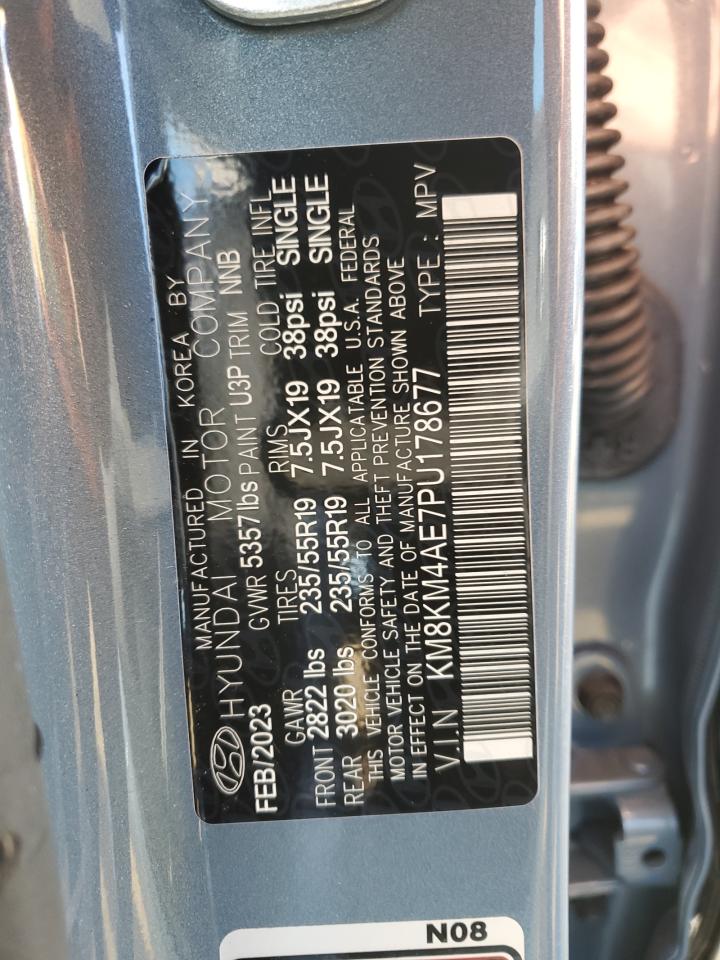 2023 HYUNDAI IONIQ 5 SE VIN:KM8KM4AE7PU178677