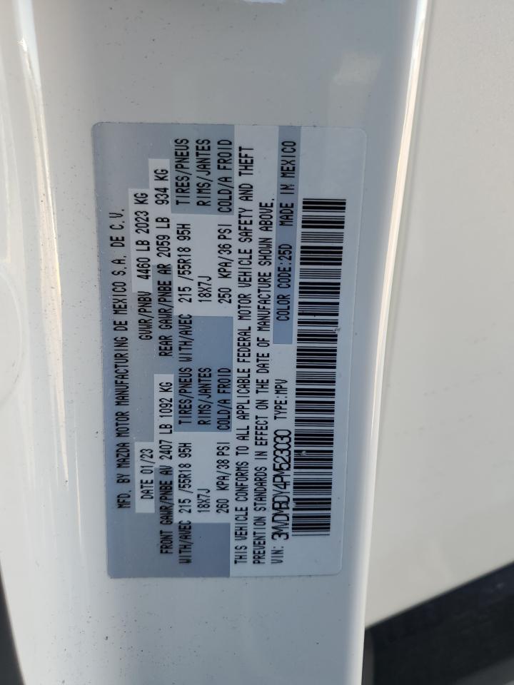 2023 MAZDA CX-30 PREMIUM VIN:3MVDMBDY4PM523030