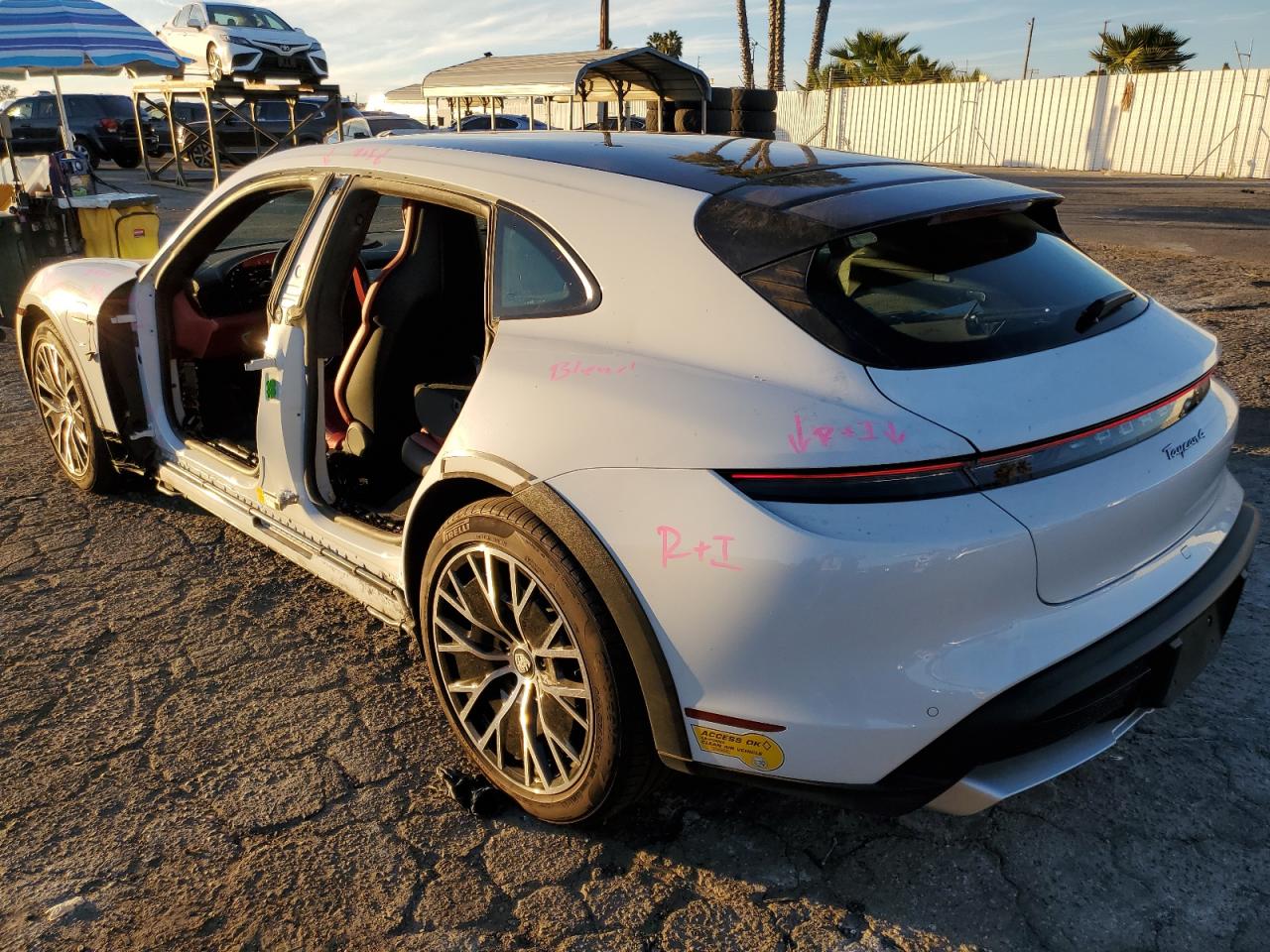 2022 PORSCHE TAYCAN CROSS TURISMO 4 VIN:WP0BA2Y10NSA67274