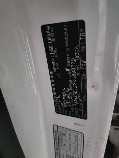 2019 Hyundai Tucson KMHJ5812GKU838229 VIN:KMHJ5812GKU838229