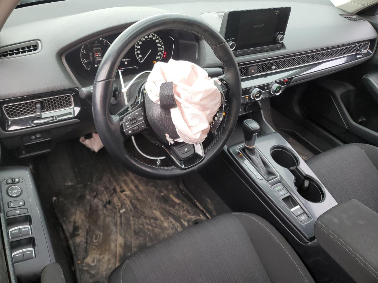 2022 HONDA CIVIC EX VIN:2HGFE2F38NH124790