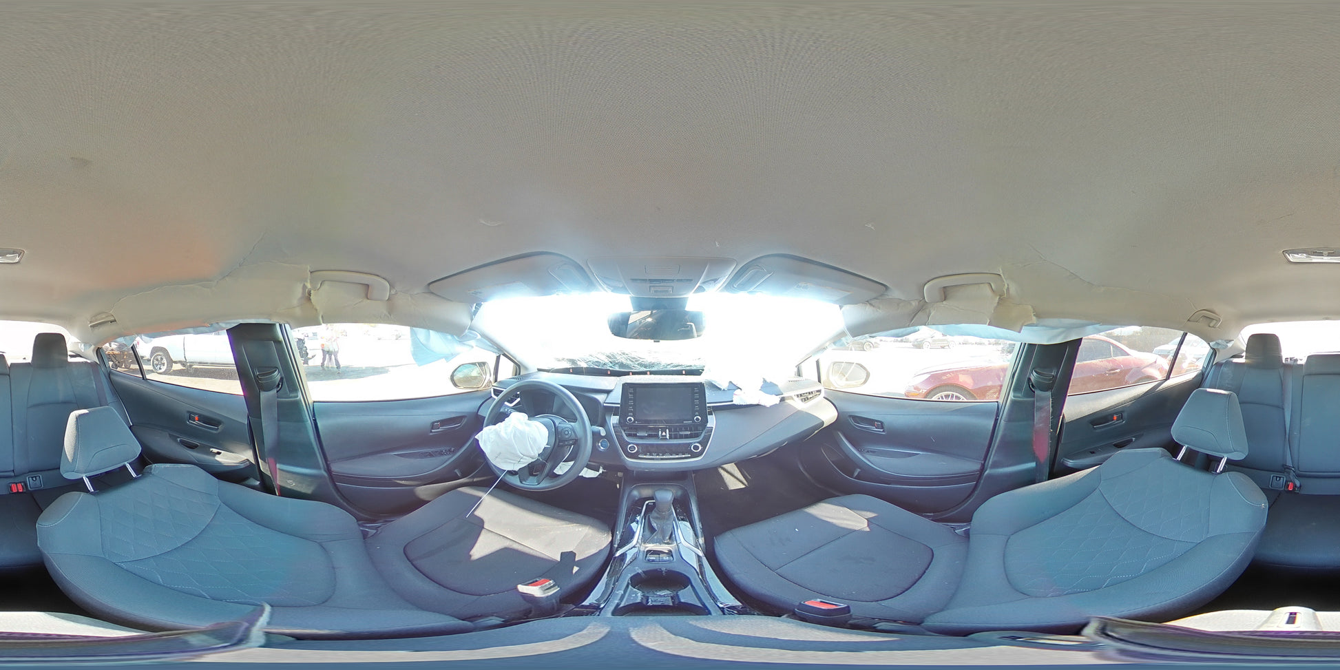 2022 TOYOTA COROLLA LE VIN:JTDEAMDE5NJ057733