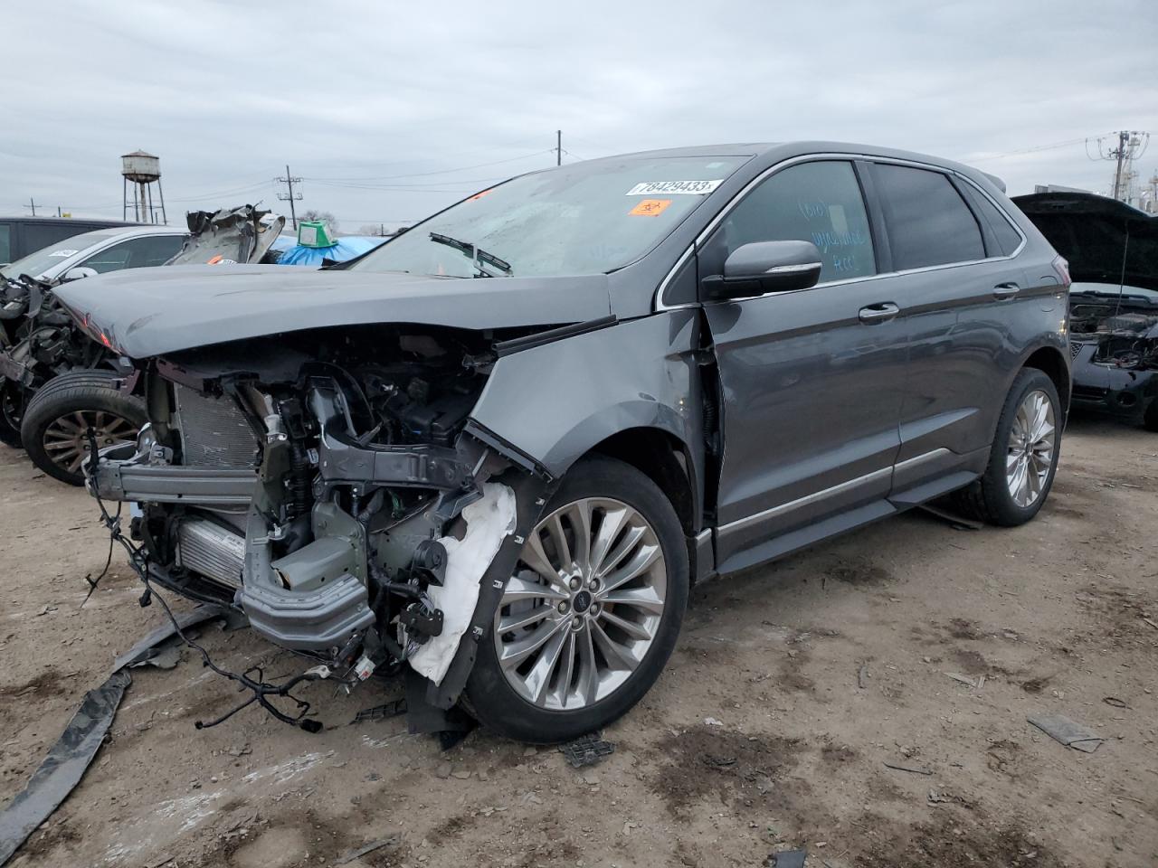 2022 FORD EDGE TITANIUM VIN:2FMPK4K97NBA37205