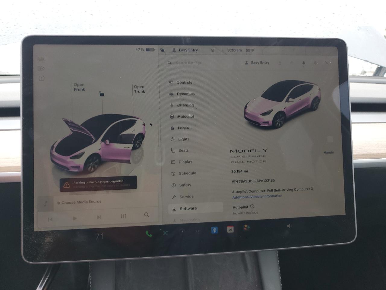 2023 TESLA MODEL Y  VIN:7SAYGDEE6PA103185
