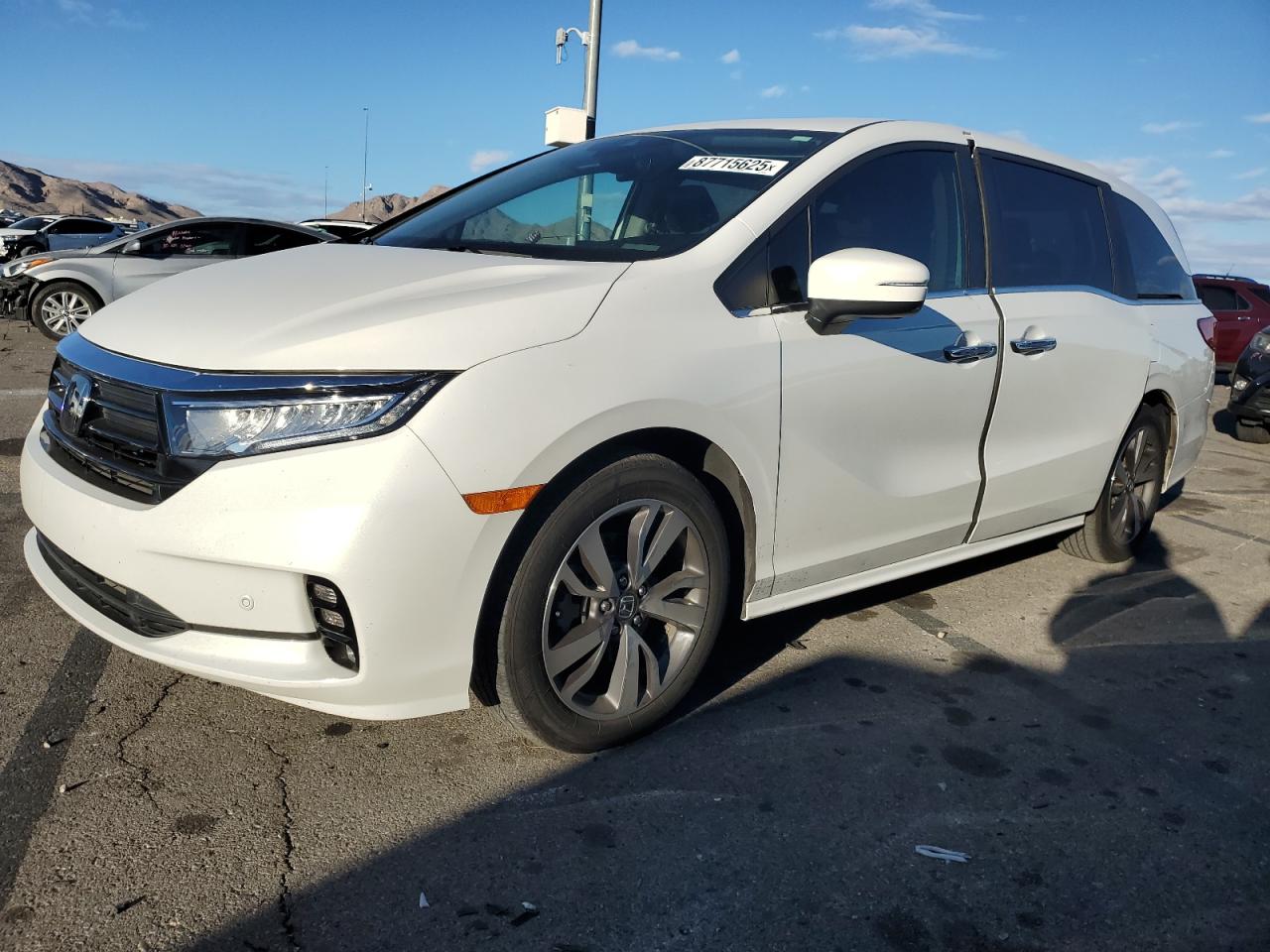 2022 HONDA ODYSSEY TOURING VIN:5FNRL6H84NB066538
