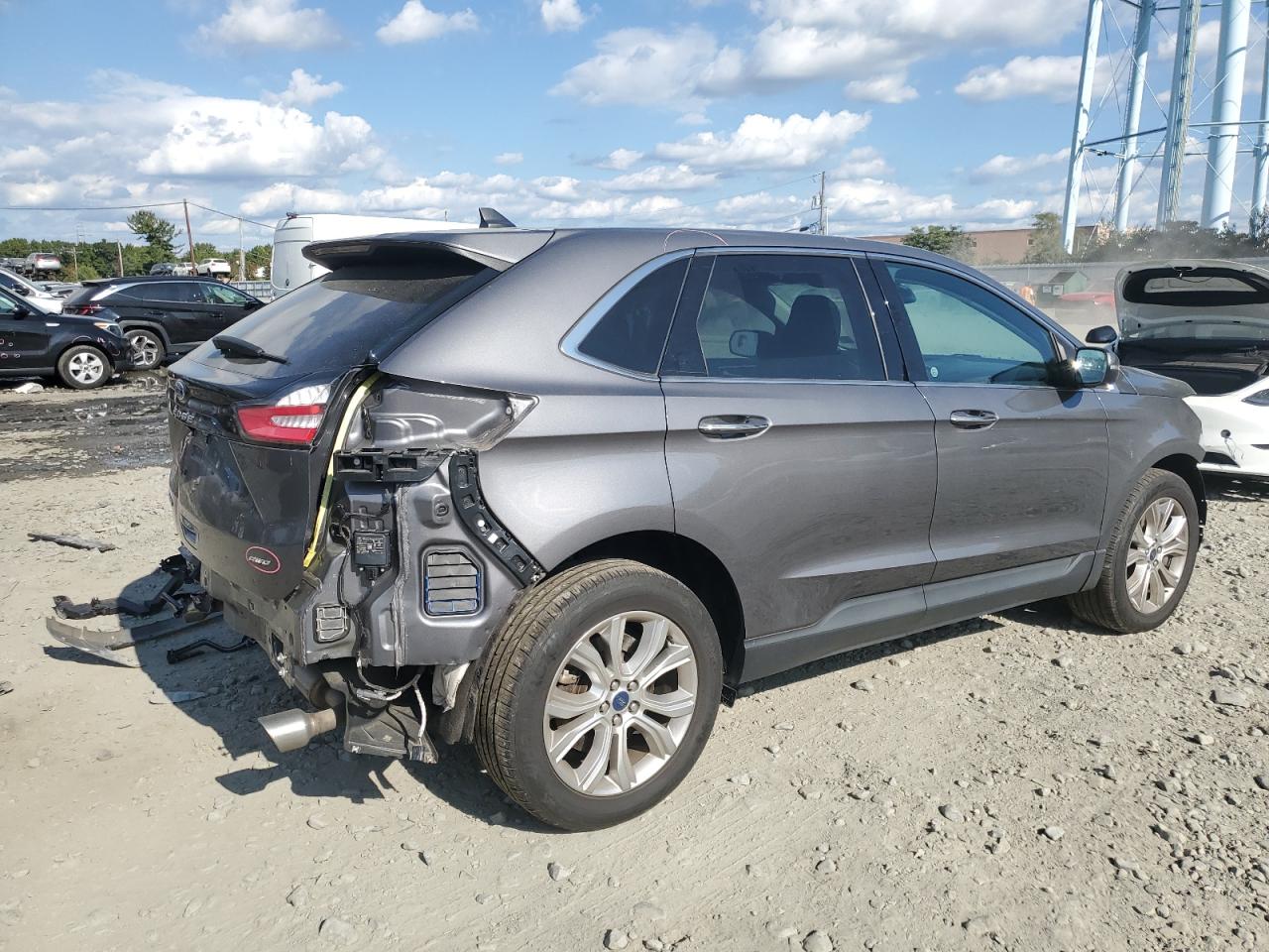 2022 FORD EDGE TITANIUM VIN:2FMPK4K91NBA06855