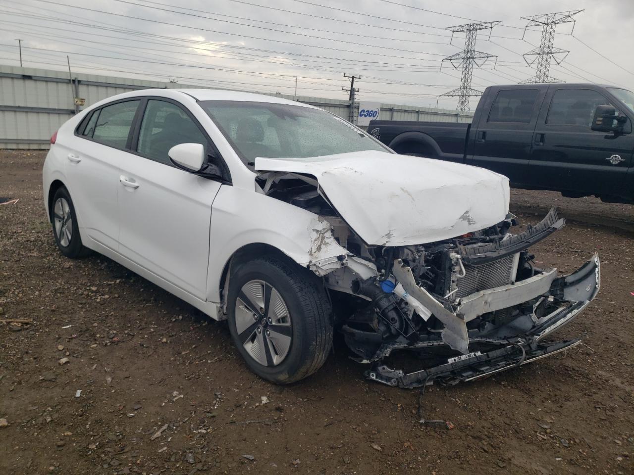 2022 HYUNDAI IONIQ BLUE VIN:KMHC65LC9NU284836