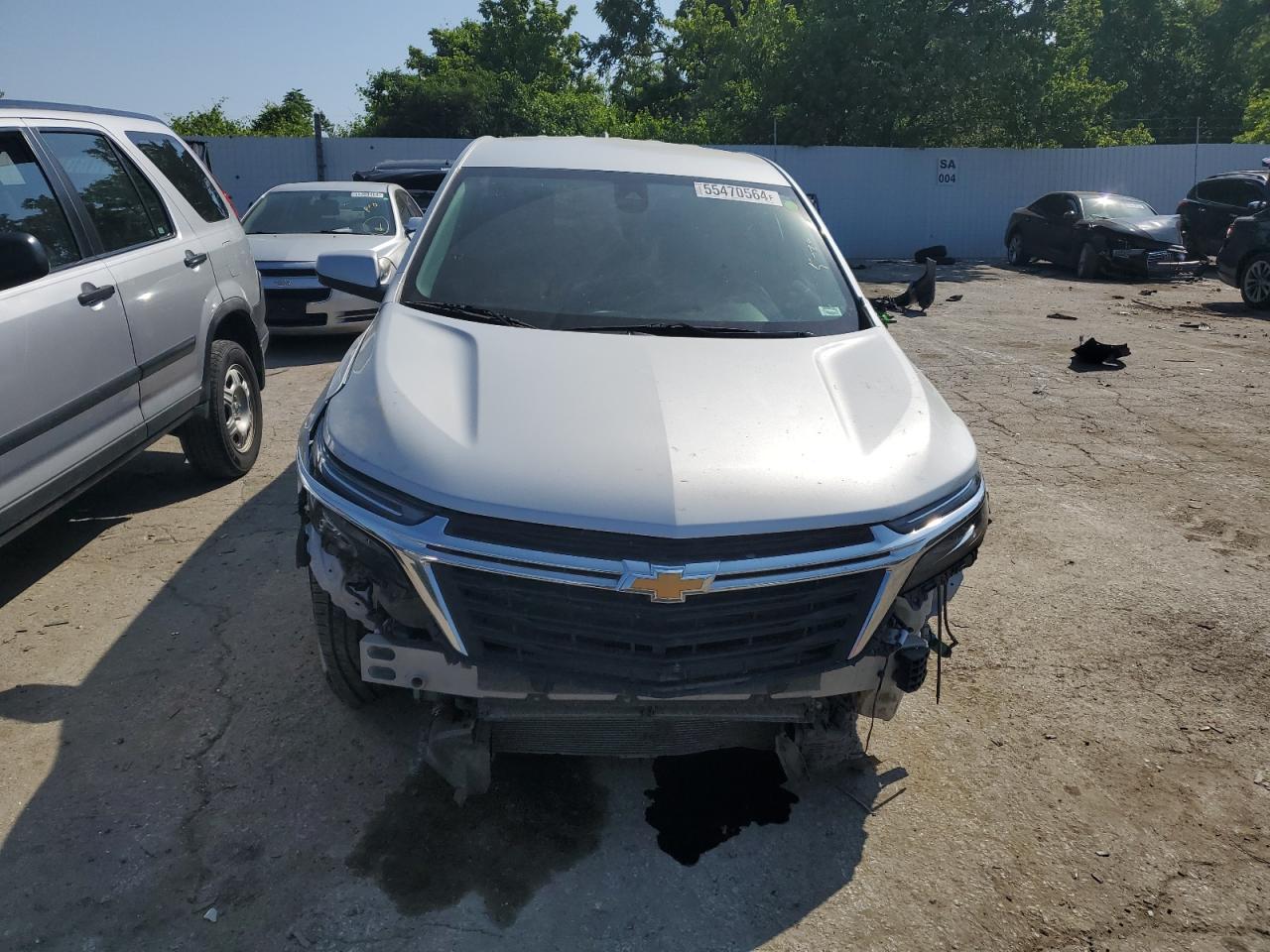 2022 CHEVROLET EQUINOX LT VIN:3GNAXKEV3NL100854