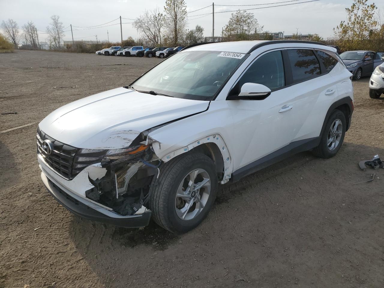 2022 HYUNDAI TUCSON SEL VIN:KM8JB3AE0NU048507