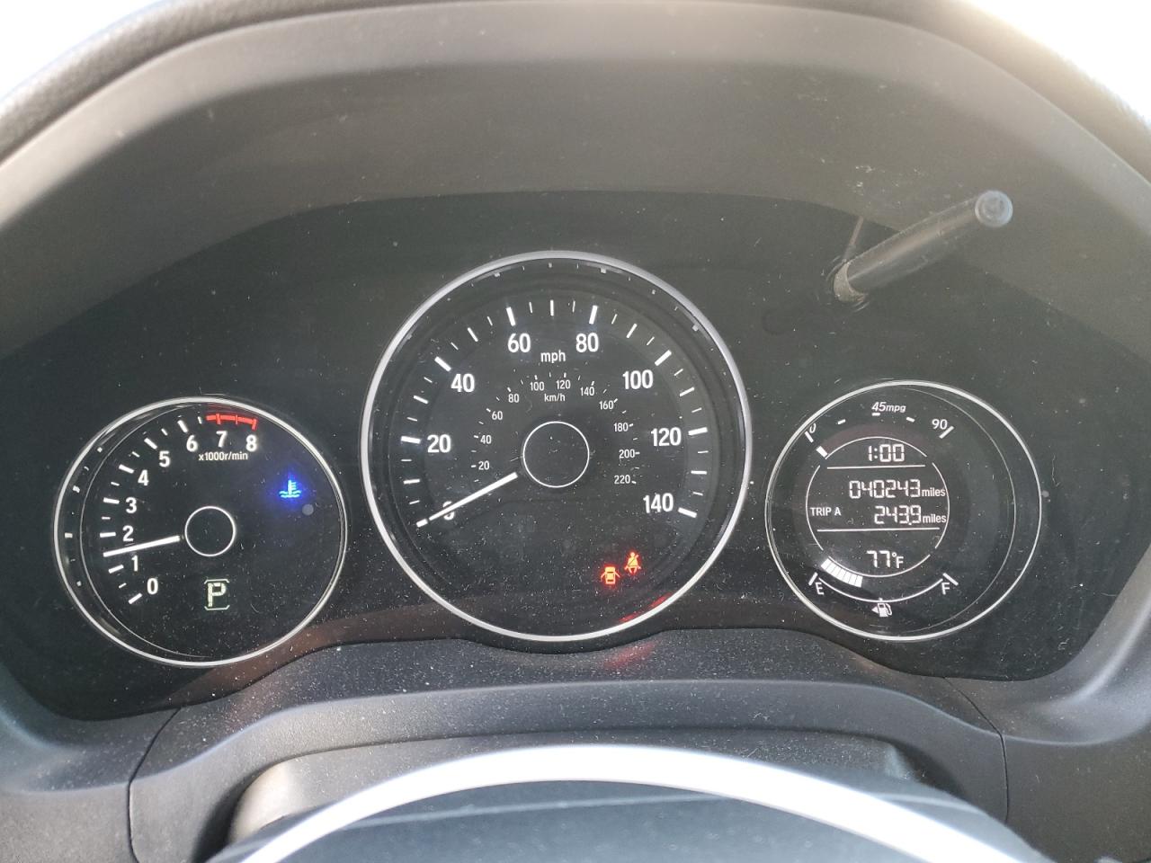 2022 HONDA HR-V SPORT VIN:3CZRU6H10NM744322
