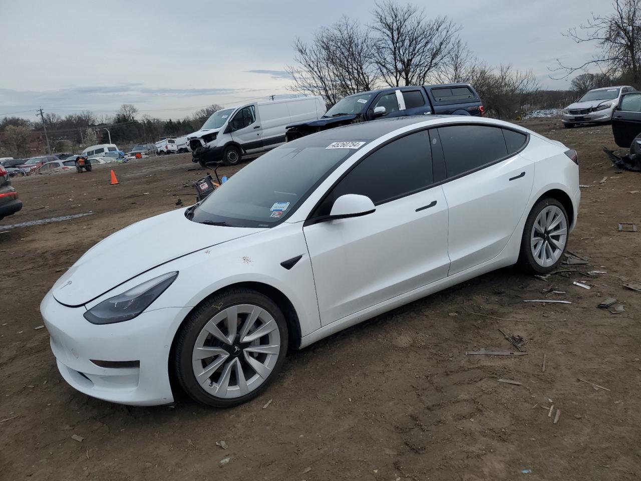 2022 TESLA MODEL 3  VIN:5YJ3E1EA0NF144789