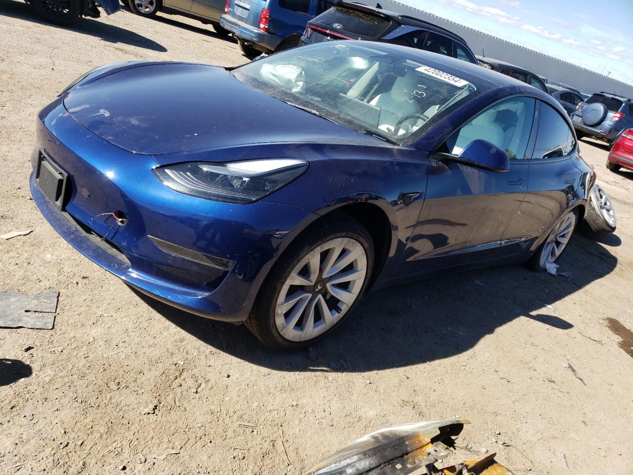 2022 TESLA MODEL 3  VIN:5YJ3E1EA6NF352448