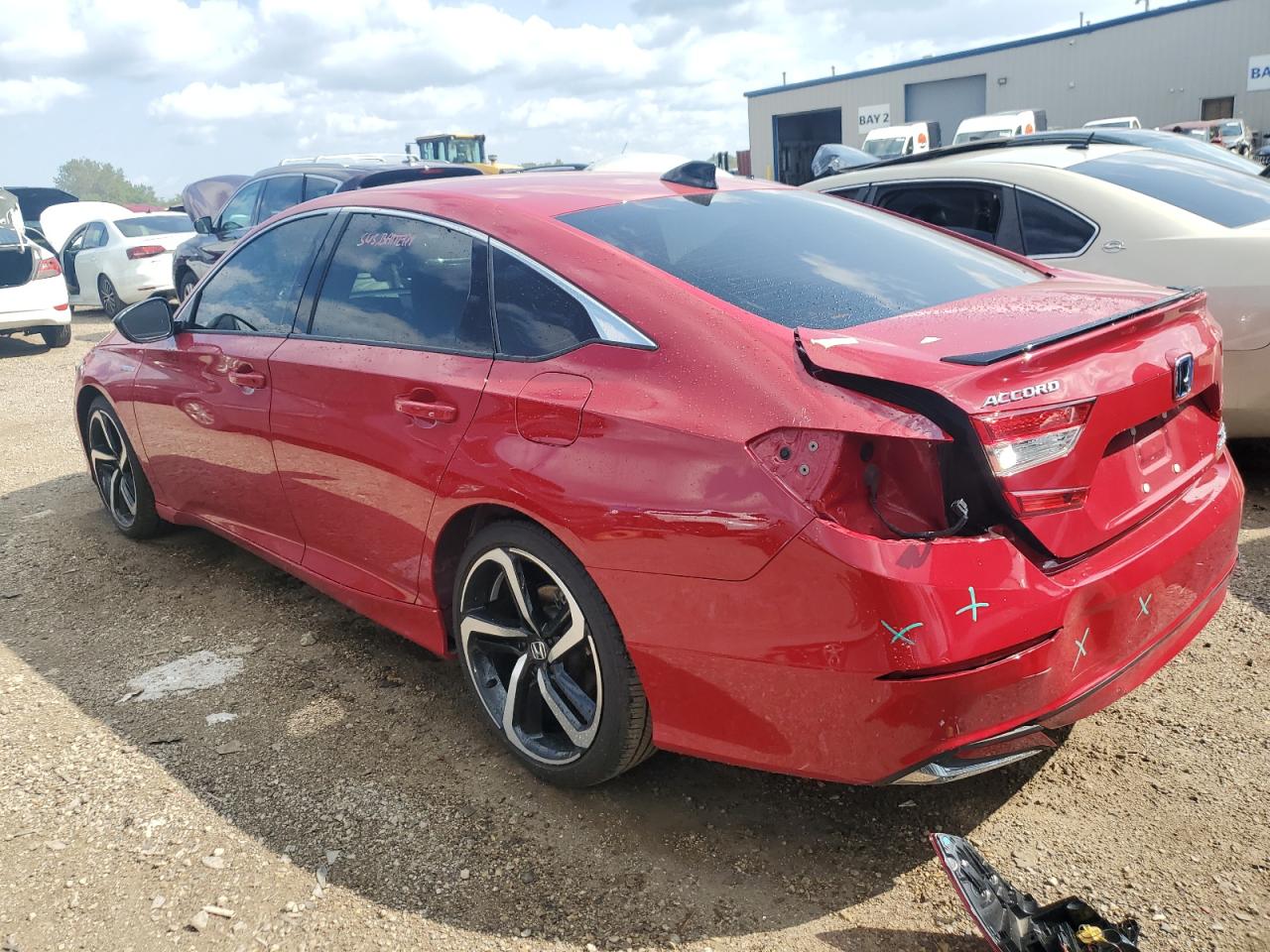 2022 HONDA ACCORD HYBRID SPORT VIN:1HGCV3F23NA022697