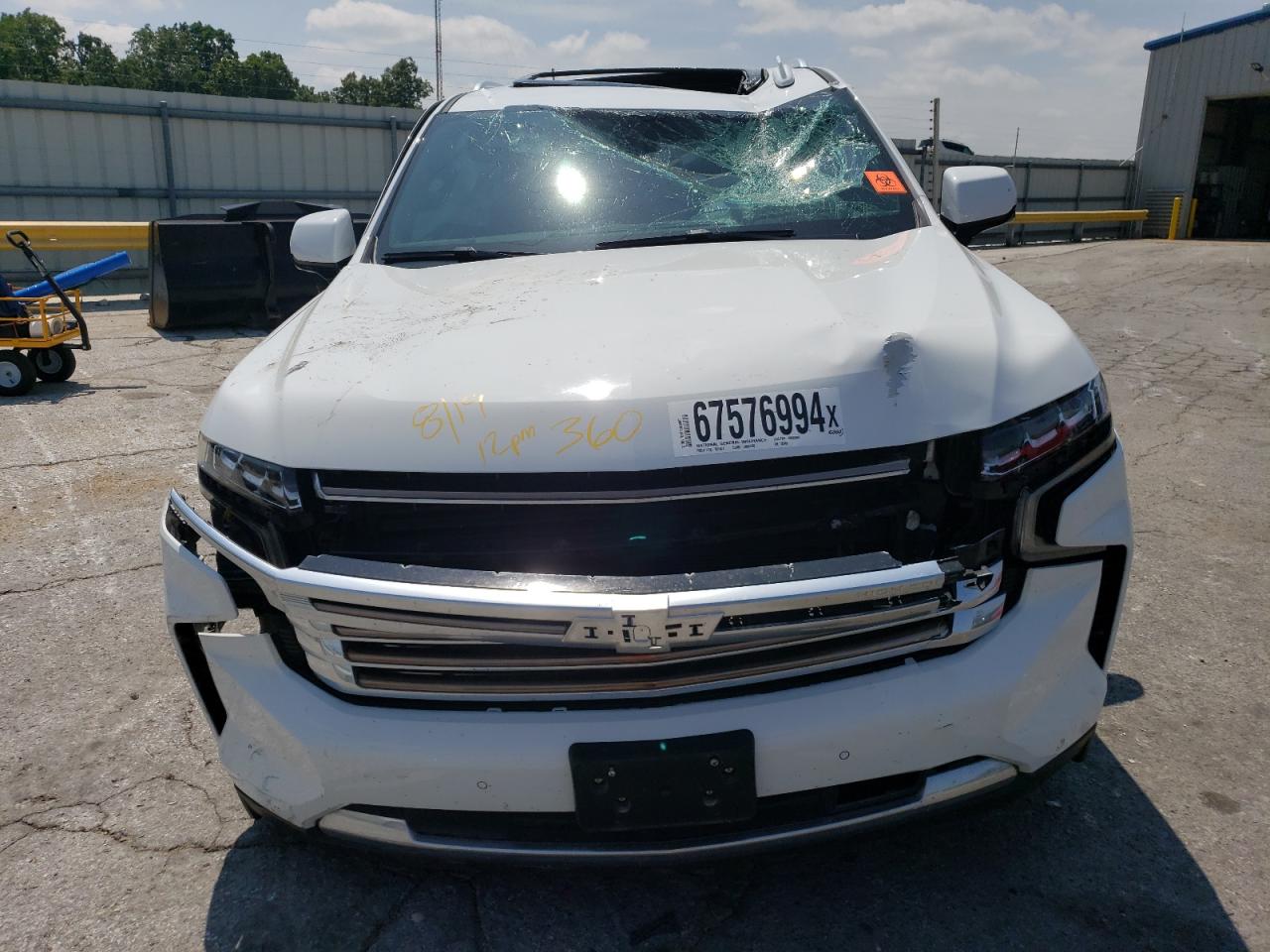 2022 CHEVROLET TAHOE K1500 HIGH COUNTRY VIN:1GNSKTKL5NR195468