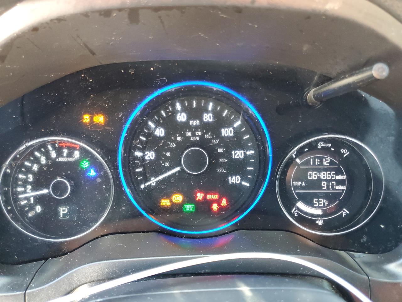 2022 HONDA HR-V SPORT VIN:3CZRU5H13NM737844