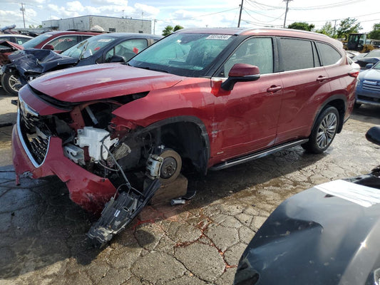 2022 TOYOTA HIGHLANDER HYBRID PLATINUM VIN:5TDEBRCH8NS077712