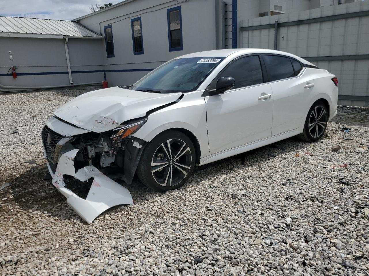 2022 NISSAN SENTRA SR VIN:3N1AB8DV7NY271463